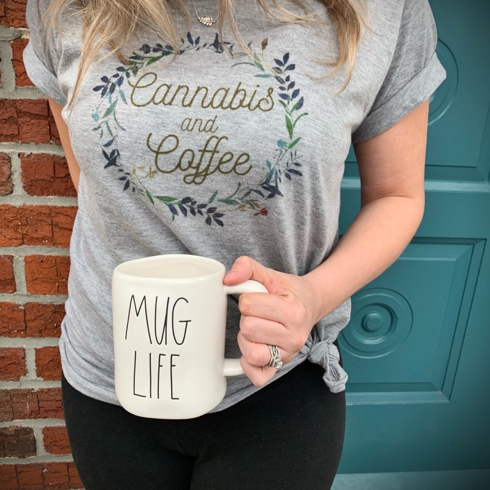 Cannabis & Coffee Tee - unisex cut